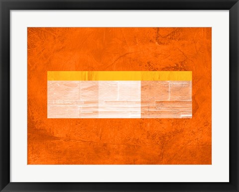 Framed Orange Paper 3 Print