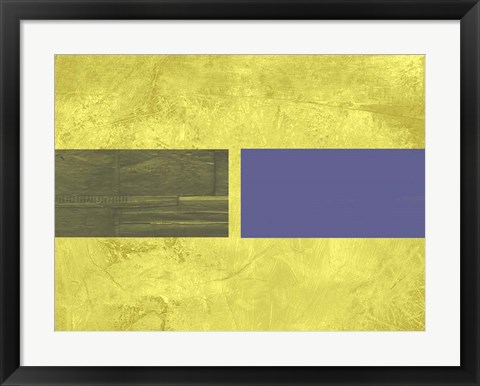 Framed Yellow Mist 3 Print