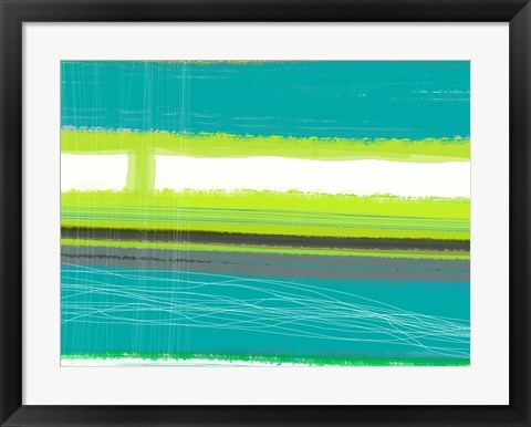 Framed Aquatic Breeze 2 Print