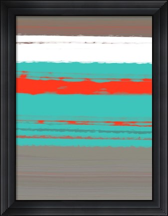 Framed Aquatic Breeze 4 Print