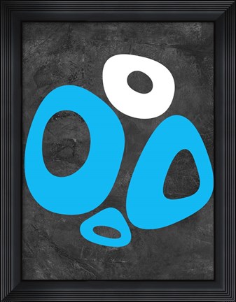 Framed Abstract Splash Theme 10 Print