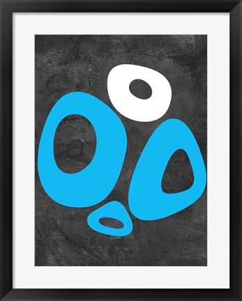 Framed Abstract Splash Theme 10 Print