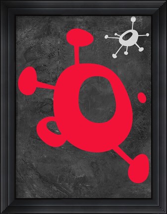 Framed Abstract Splash Theme 11 Print