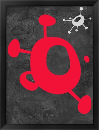 Framed Abstract Splash Theme 11 Print