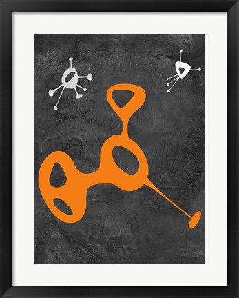 Framed Abstract Splash Theme 12 Print