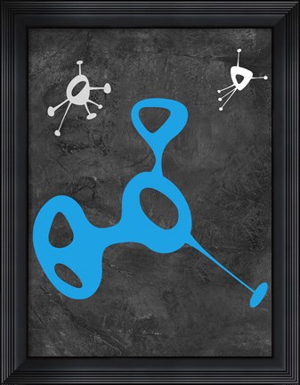 Framed Abstract Splash Theme 15 Print