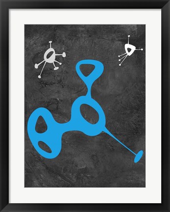 Framed Abstract Splash Theme 15 Print