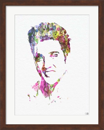 Framed Elvis Presley Print