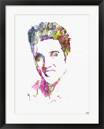 Framed Elvis Presley Print