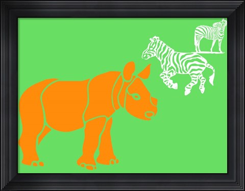 Framed Safari 1 Print