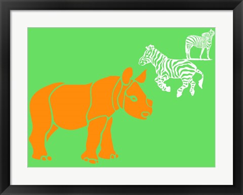 Framed Safari 1 Print