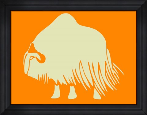 Framed White Ox Print