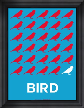 Framed Bird Print