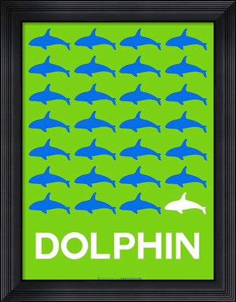 Framed Dolphin Print