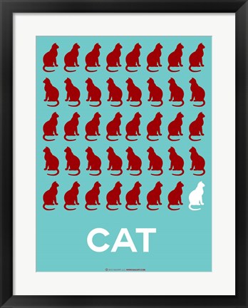 Framed Cat Print