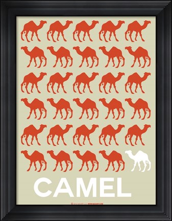 Framed Camel Print