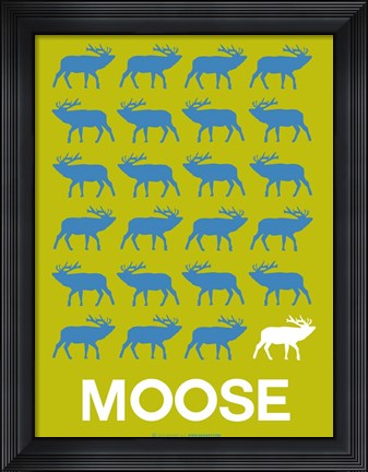 Framed Moose Print