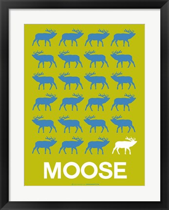 Framed Moose Print