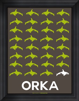 Framed Orka Print
