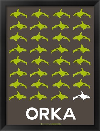 Framed Orka Print