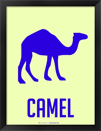 Framed Camel Blue Print