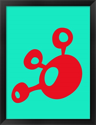 Framed Funny Shape Blub 1 Print