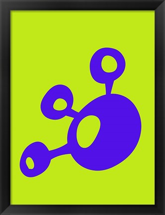 Framed Funny Shape Blub 3 Print