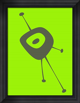 Framed Funny Shape Comet 1 Print