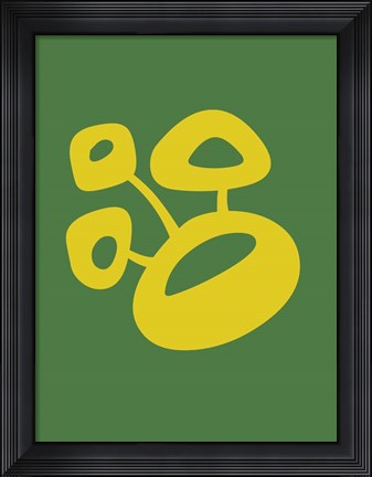 Framed Funny Shape Blum 1 Print