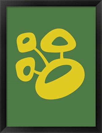 Framed Funny Shape Blum 1 Print