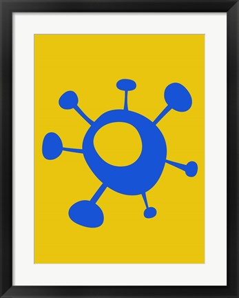 Framed Funny Shape Sun 1 Print