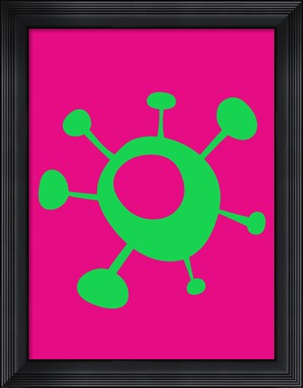 Framed Funny Shape Sun 2 Print