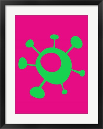 Framed Funny Shape Sun 2 Print