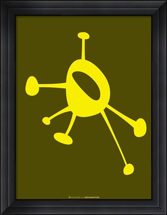 Framed Funny Shape Purk 2 Print