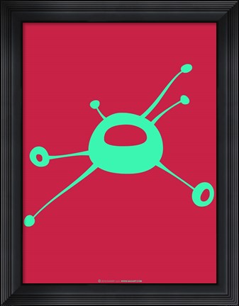 Framed Funny Shape Zom 3 Print