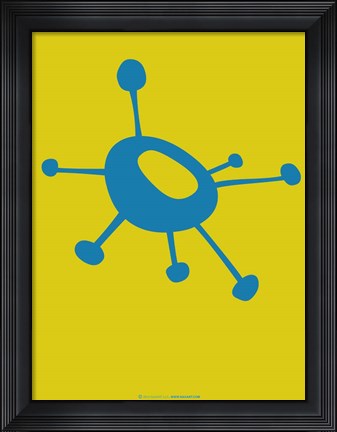 Framed Funny Shape Lask 1 Print