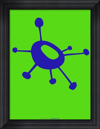 Framed Funny Shape Lask 3 Print