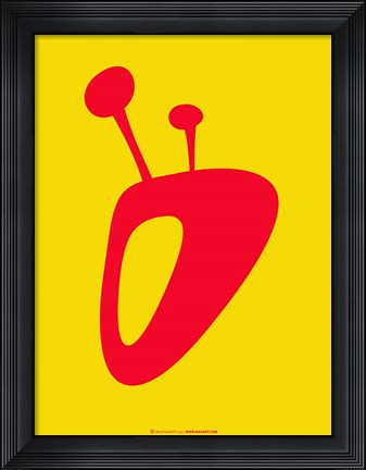 Framed Funny Shape Uno 2 Print