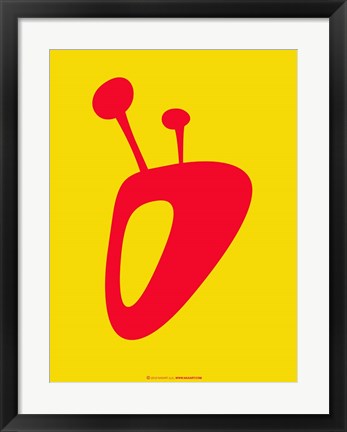 Framed Funny Shape Uno 2 Print