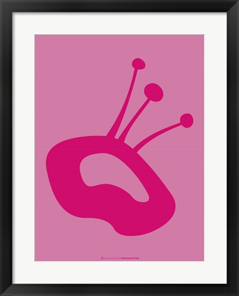 Framed Funny Shape Zon 3 Print