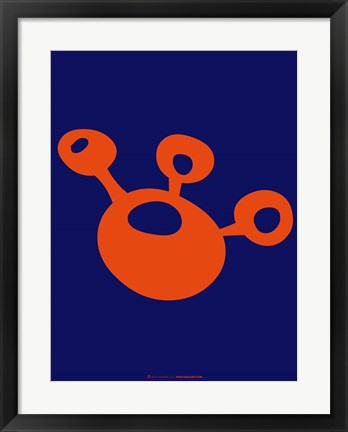 Framed Funny Shape Oppa 3 Print