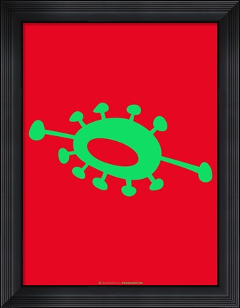 Framed Funny Shape Tat 2 Print