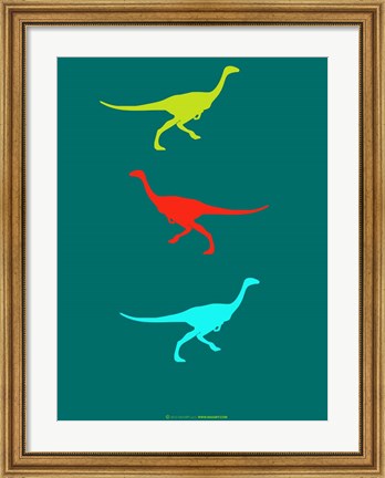 Framed Dinosaur Family 1 Print
