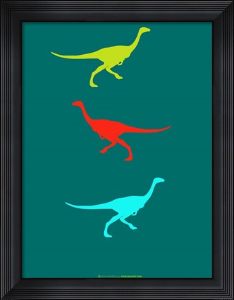 Framed Dinosaur Family 1 Print