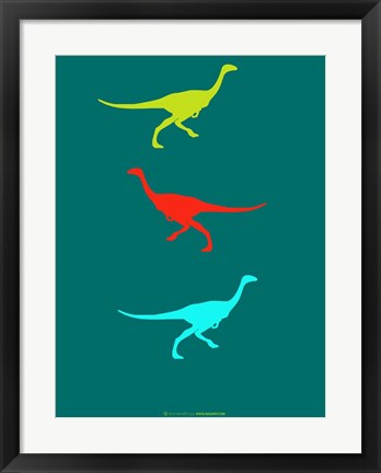 Framed Dinosaur Family 1 Print