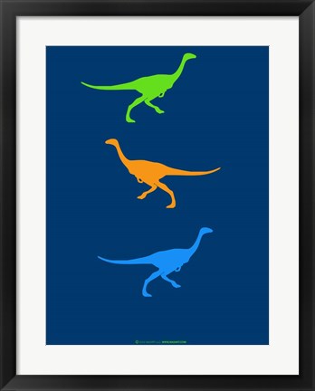 Framed Dinosaur Family 2 Print