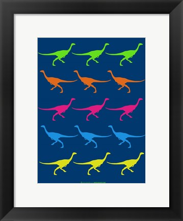 Framed Dinosaur Family 3 Print