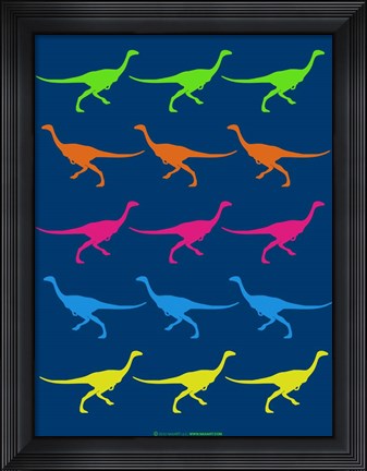 Framed Dinosaur Family 3 Print
