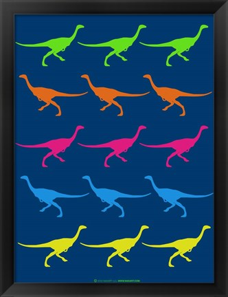 Framed Dinosaur Family 3 Print