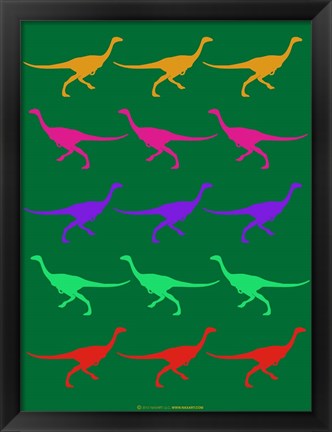 Framed Dinosaur Family 4 Print